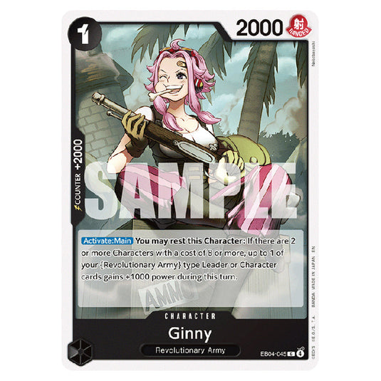 Ginny EB04-045 card from the One Piece set Adventure on Kami's Island