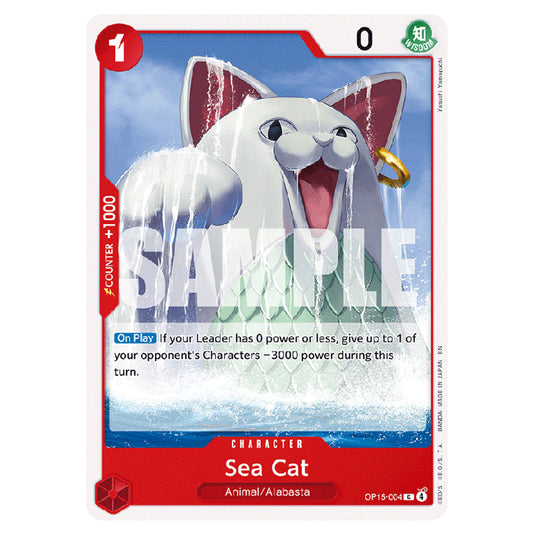 Sea Cat OP15-004 card from the One Piece set Adventure on Kami's Island