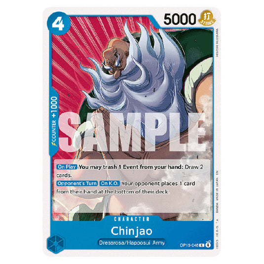 Chinjao OP15-048 card from the One Piece set Adventure on Kami's Island
