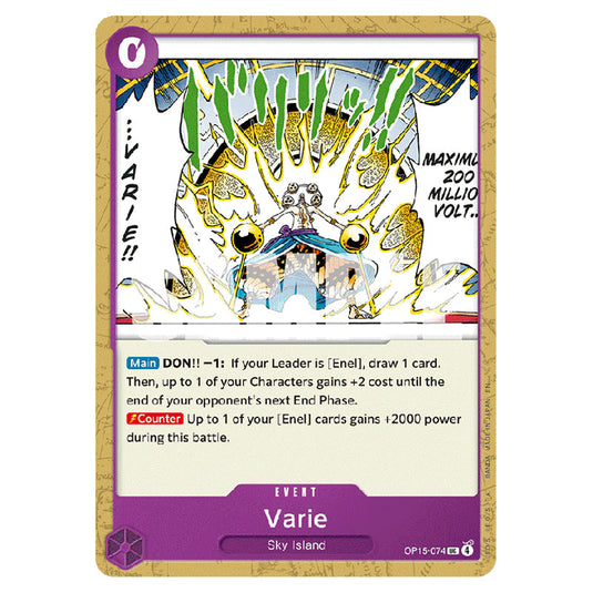 Varie OP15-074 card from the One Piece set Adventure on Kami's Island
