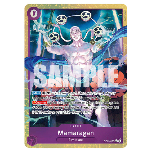Mamaragan OP15-078a card from the One Piece set Adventure on Kami's Island