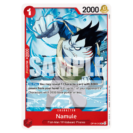 Namule OP16-010 card from the One Piece set The Time of Battle