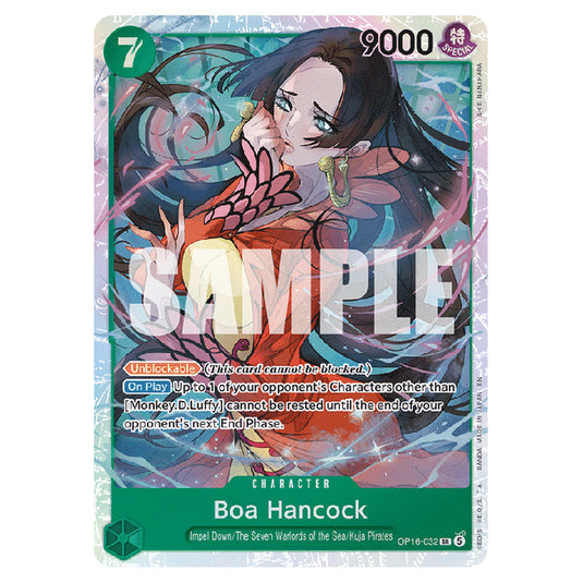 Boa Hancock OP16-032 card from the One Piece set The Time of Battle
