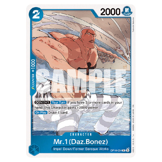 Mr.1(Daz.Bonez) OP16-054 card from the One Piece set The Time of Battle