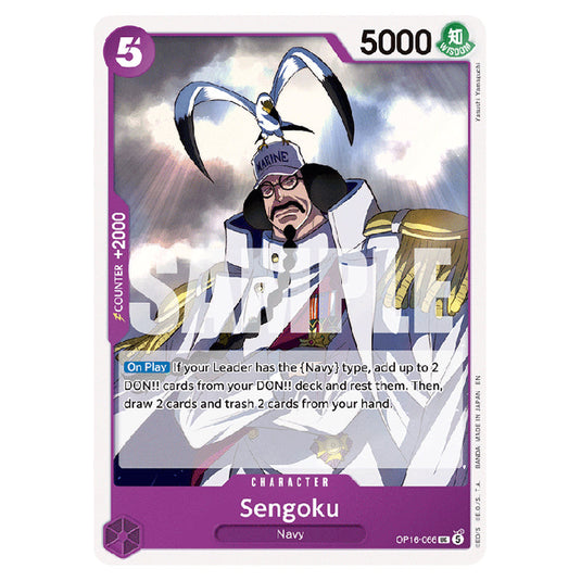 Sengoku OP16-066 card from the One Piece set The Time of Battle