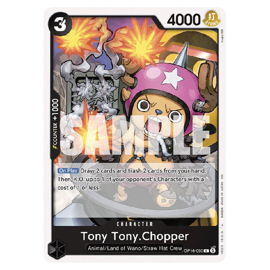 Tony Tony.Chopper OP16-090 card from the One Piece set The Time of Battle
