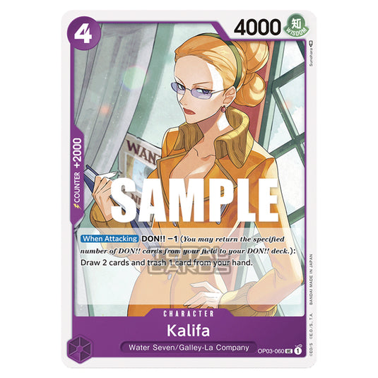 One Piece - Pillars of Strength - Kalifa - OP03-060