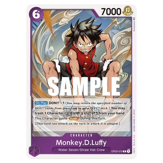 One Piece - Pillars of Strength - Monkey.D.Luffy - OP03-070