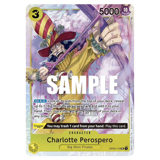 One Piece - Pillars of Strength - Charlotte Perospero - OP03-113