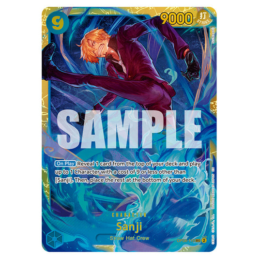 Sanji OP06-119 card from the One Piece set Premium Booster 02