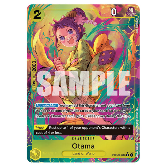 Otama PRB02-016a card from the One Piece set Premium Booster 02