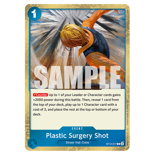 Plastic Surgery Shot ST12-017a card from the One Piece set Premium Booster 02