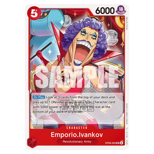 One Piece - Wings of the Captain - Emporio.Ivankov (Uncommon) - OP06-003