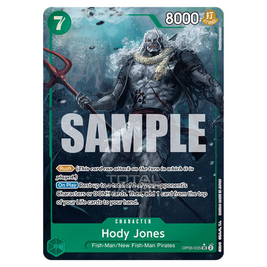 One Piece - Wings of the Captain - Hody Jones (Super Rare) - OP06-035a
