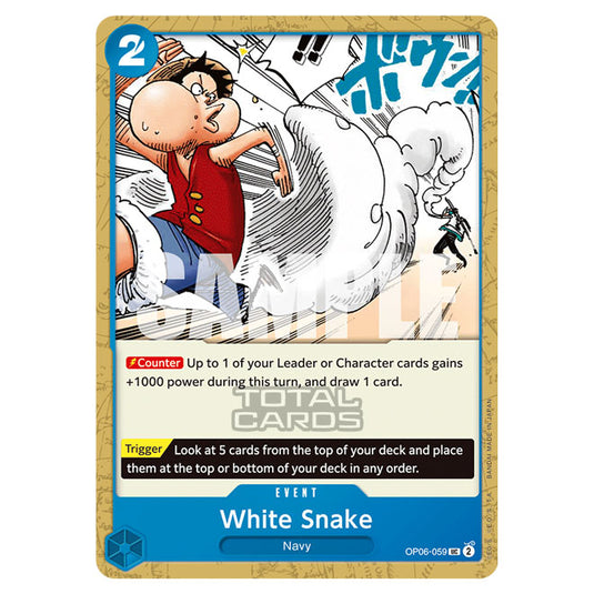 One Piece - Wings of the Captain - White Snake (Uncommon) - OP06-059