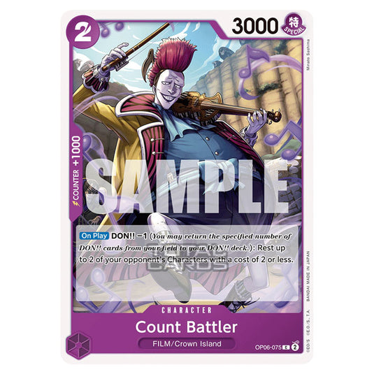 One Piece - Wings of the Captain - Count Battler (Common) - OP06-075