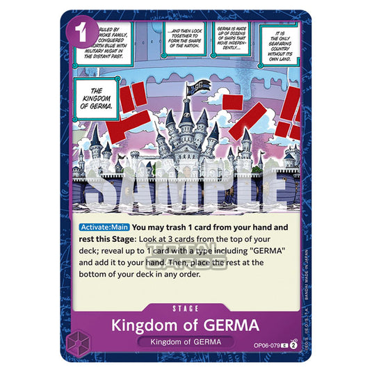 One Piece - Wings of the Captain - Kingdom of GERMA (Common) - OP06-079