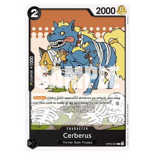 One Piece - Wings of the Captain - Cerberus (Common) - OP06-087