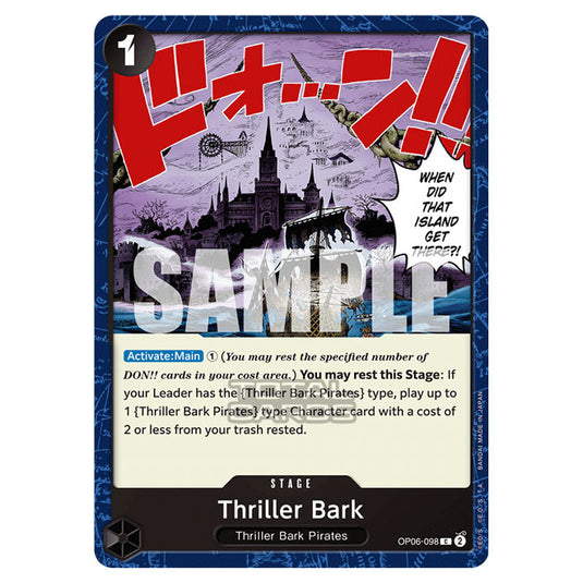 One Piece - Wings of the Captain - Thriller Bark (Common) - OP06-098