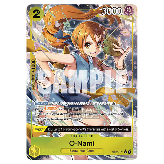 One Piece - Wings of the Captain - O-Nami (Rare) - OP06-101a