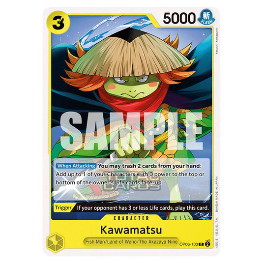 One Piece - Wings of the Captain - Kawamatsu (Common) - OP06-103