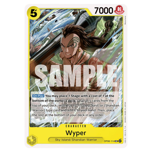 One Piece - Wings of the Captain - Wyper (Uncommon) - OP06-114