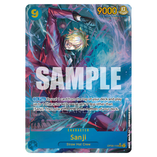 One Piece - Wings of the Captain - Sanji (Secret Rare) - OP06-119a