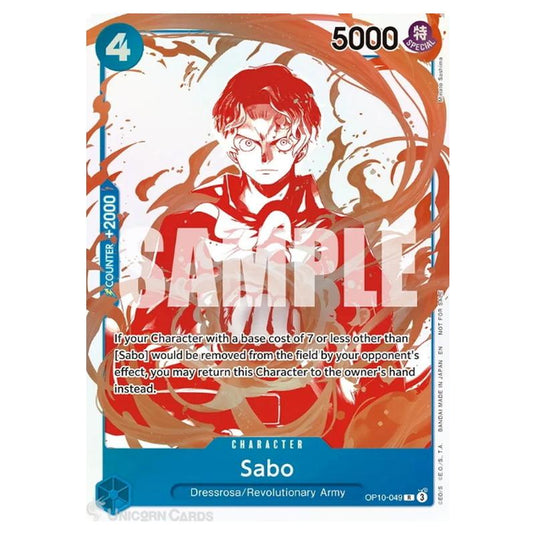 One Piece - Royal Blood - Sabo (Rare) - OP10-049 (Promo)