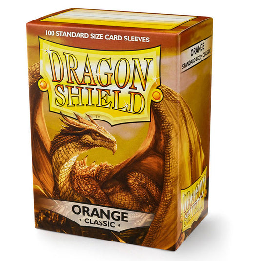 Dragon Shield - Standard Classic Sleeves - Orange - (100 Sleeves)