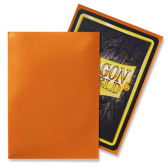 Dragon Shield - Standard Classic Sleeves - Orange - (100 Sleeves)