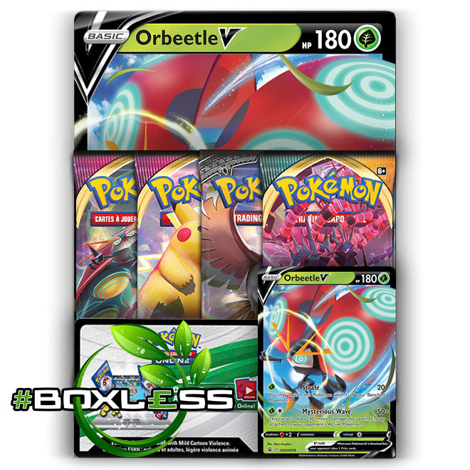 orbeetle v box booster packs Pokemon