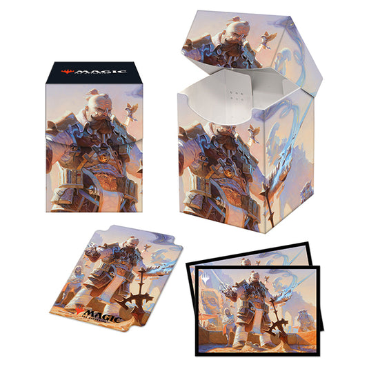 Ultra Pro - Magic The Gathering - Commander 2021 - Combo 100+ Deck Box And 100 Sleeves - Osgir, The Recostructor