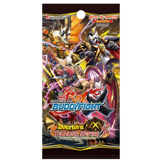 Future Card Buddyfight X - BT03 Overturn! Thunder Empire! - Booster Pack