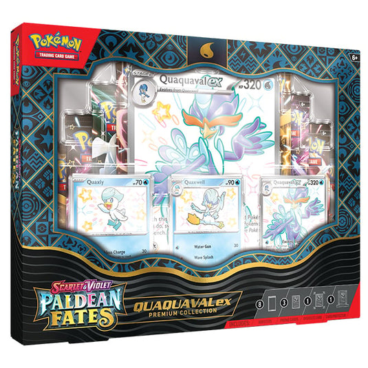 Pokemon - Scarlet & Violet - Paldean Fates - Premium Collection - Shiny Quaquaval ex