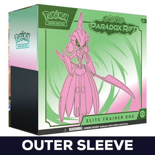 Pokemon - Paradox Rift - Elite Trainer Box - Iron Valiant Outer Sleeve
