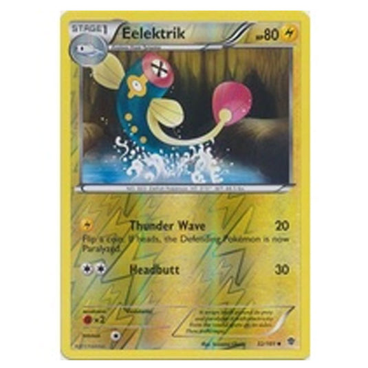 Pokemon - Black & White - Plasma Blast - (Reverse Holo) Eelektrik - 32/101