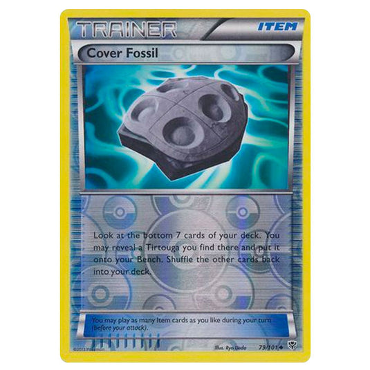 Pokemon - Black & White - Plasma Blast - (Reverse Holo) Cover Fossil - 79/101