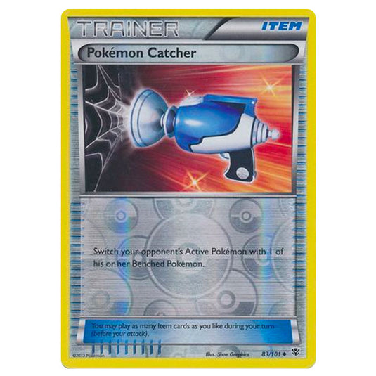 Pokemon - Black & White - Plasma Blast - (Reverse Holo) Pokemon Catcher - 83/101