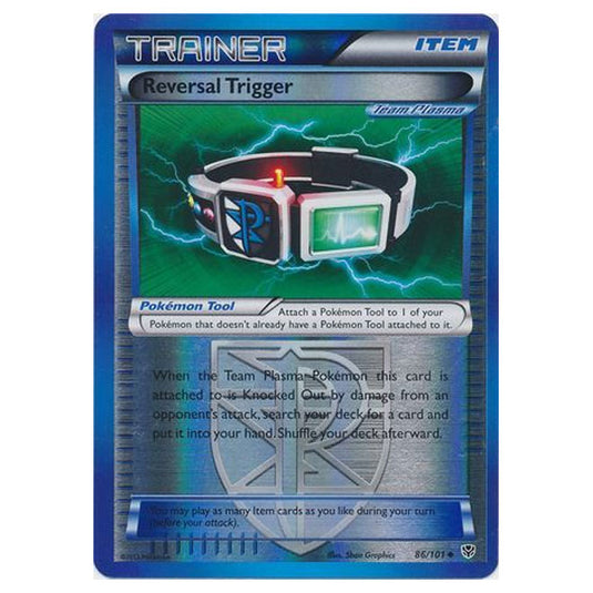 Pokemon - Black & White - Plasma Blast - (Reverse Holo) Reversal Trigger - 86/101
