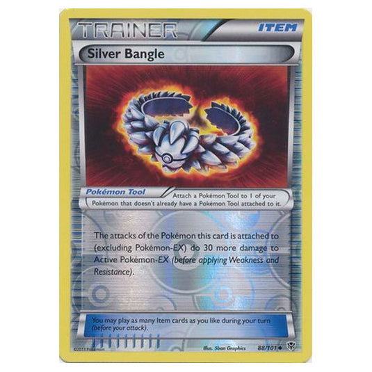 Pokemon - Black & White - Plasma Blast - (Reverse Holo) Silver Bangle - 88/101