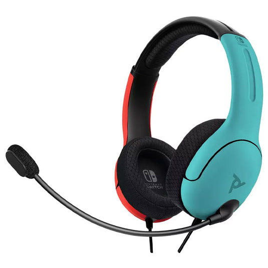 PDP Gaming - LVL40 Stereo Headset for Nintendo Switch - Red & Blue