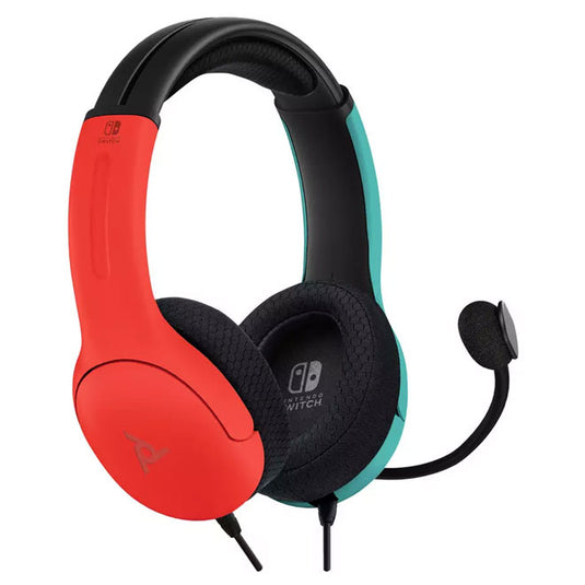 PDP Gaming - LVL40 Stereo Headset for Nintendo Switch - Red & Blue