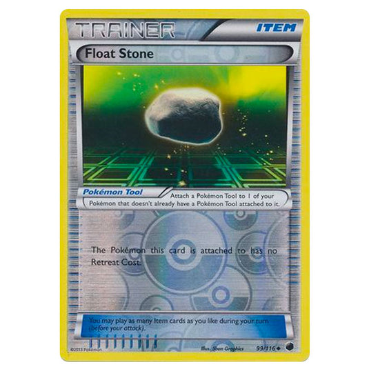Pokemon - Black & White - Plasma Freeze - (Reverse Holo) Float Stone - 99/116