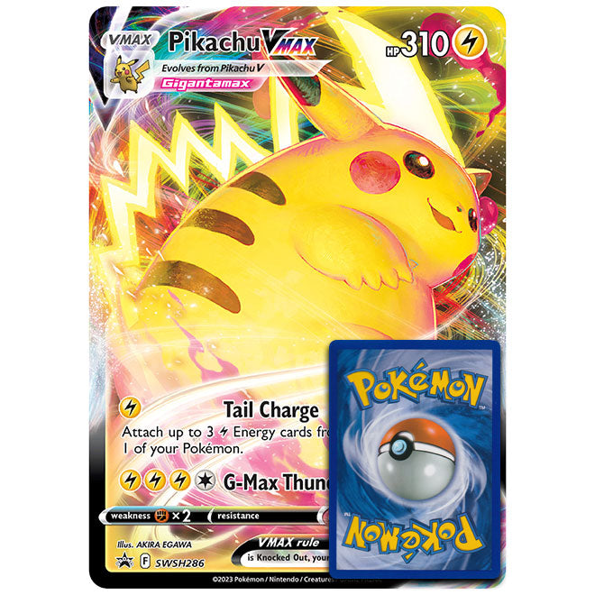 Pokemon - Pikachu VMAX - Oversized Promo Card (SWSH286) Pokemon - Pikachu VMAX - Oversized Promo Card (SWSH286)