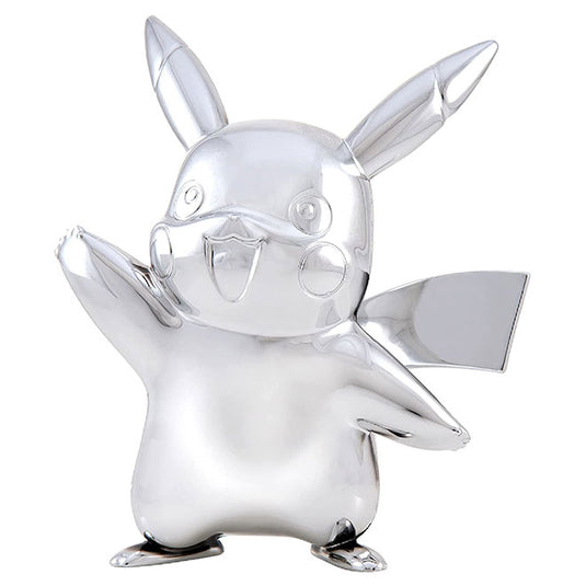 Pokemon - 25th Celebration - 3 Inch Silver Pikachu Figure