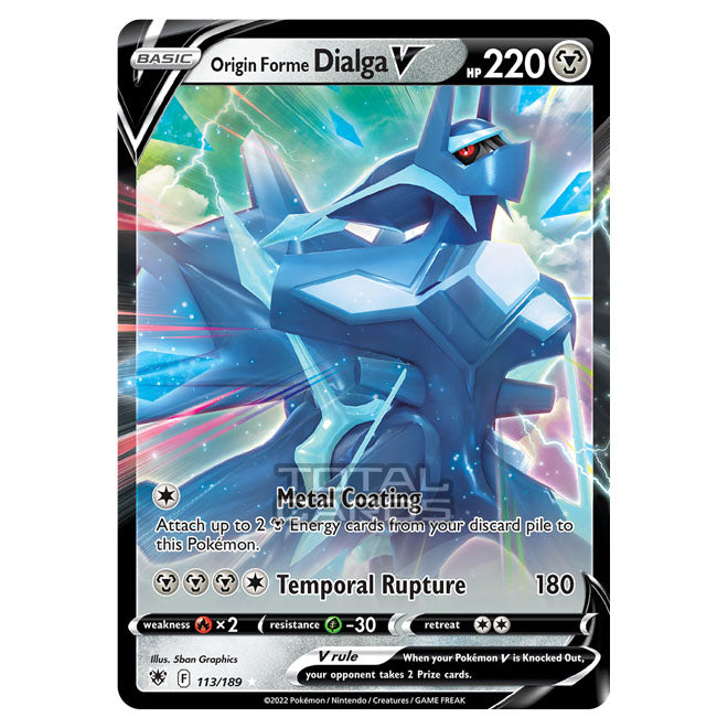 dialga v pokemon card Pokmon Origin Forme Full Art Holo 177/189 Astral Radiance PSA 9 Attack 2 Origin Forme Dialga V (Alternate