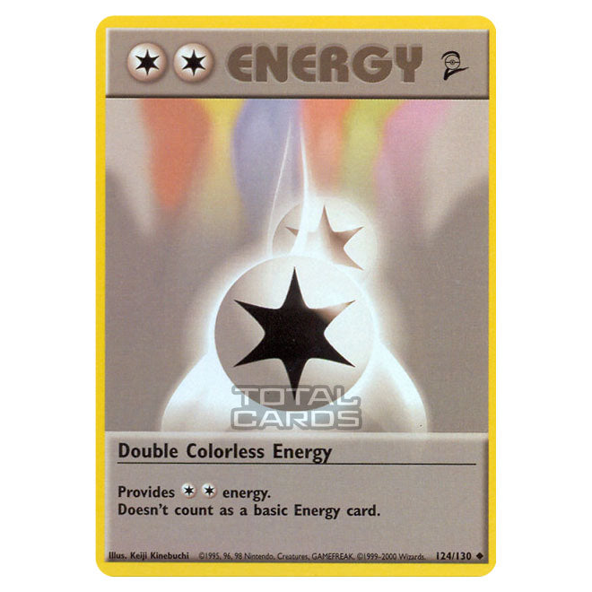 double colorless energy pokemon card 2 Double Colorless Energy (96) (1st Edition) Pokemon - Base - Base