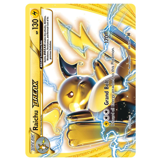 raichu break pokemon card Pokemon - XY - BREAKthrough - Raichu BREAK