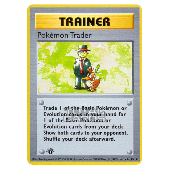 pokemon trader card Pokemon - Base Set - Pokémon Trader