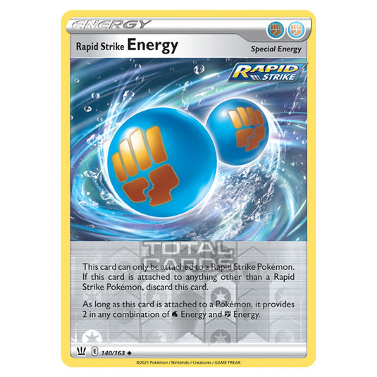 Pokemon - Sword & Shield - Battle Styles - Rapid Strike Energy - 140/163 - (Reverse Holo)